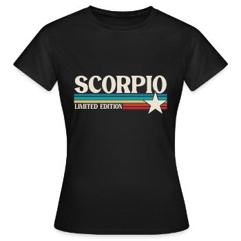 Sternzeichen Skorpion - Frauen T-Shirt - Schwarz - Vorne - AI Model Female 172 dark (172cm)