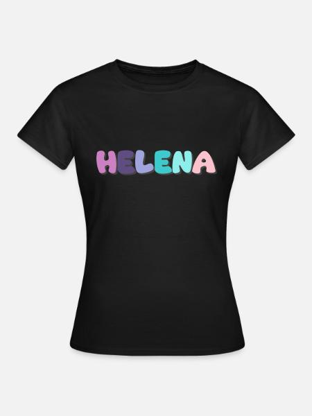 Name - Helena - Dame-T-shirt - sort