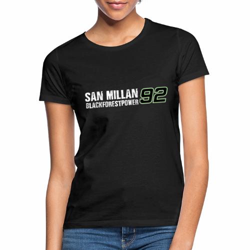 San Millan Blackforestpower 92 - vorne und hinten - Frauen T-Shirt