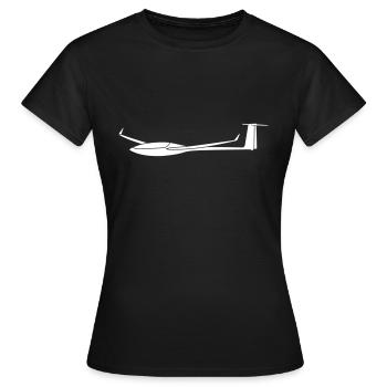 diana2 glider glider glider glider - Women's T-Shirt - black - Front - AI Model Female 172 dark (172cm)