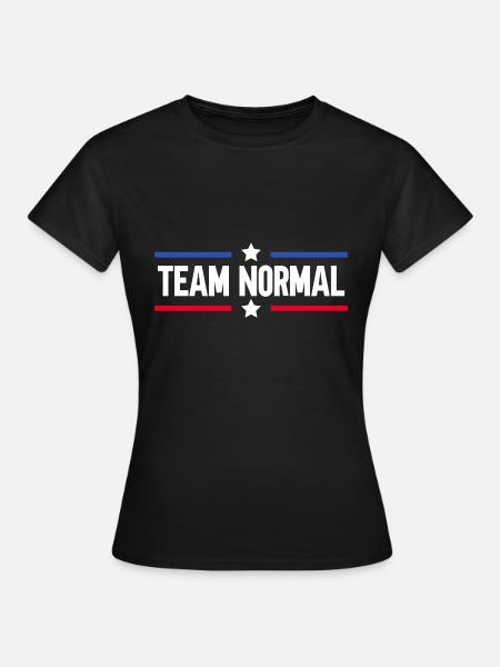 Team Normal - Frauen T-Shirt - Schwarz