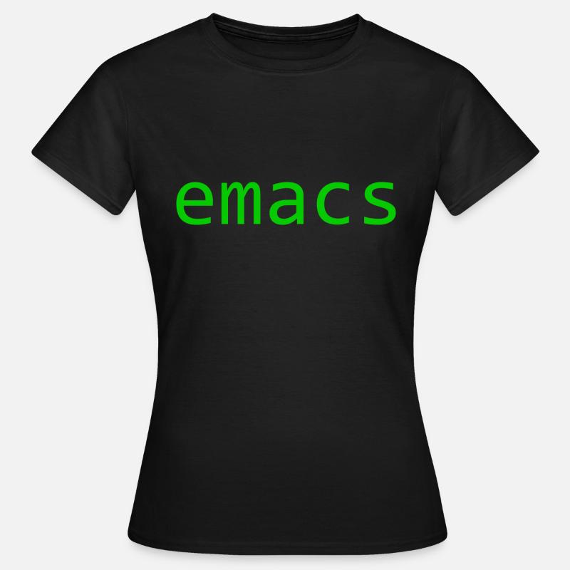 emacs - Women's T-Shirt - black