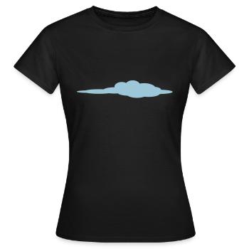 Cloud - Women's T-Shirt - black - Front - AI Model Female 172 dark (172cm)