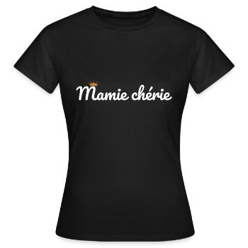 Darling Mom - Women's T-Shirt - black - Front - AI Model Female 172 dark (172cm)