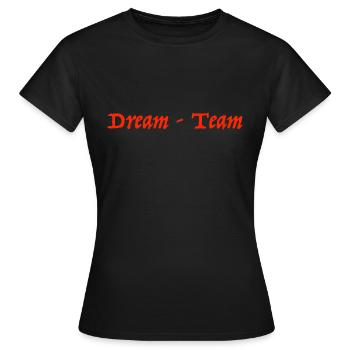 Équipe de rêve - T-shirt Femme - noir - Devant - AI Model Female 172 dark (172cm)