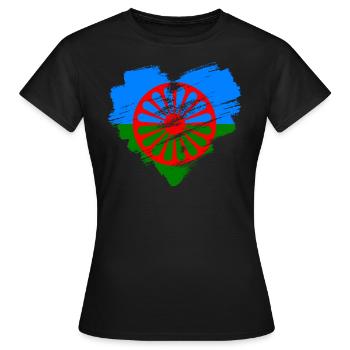 Roma - Women's T-Shirt - black - Front - AI Model Female 172 dark (172cm)