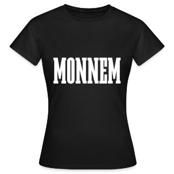 Mannheim - T-shirt Femme - noir - Devant - AI Model Female 172 dark (172cm)