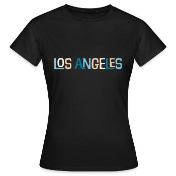 Los Angeles Design - LA, Hollywood, LAX,California - Frauen T-Shirt - Schwarz - Vorne - AI Model Female 172 dark (172cm)
