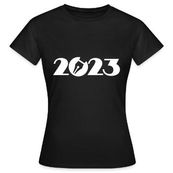 Écrivain, poète 2023 - T-shirt Femme - noir - Devant - AI Model Female 172 dark (172cm)