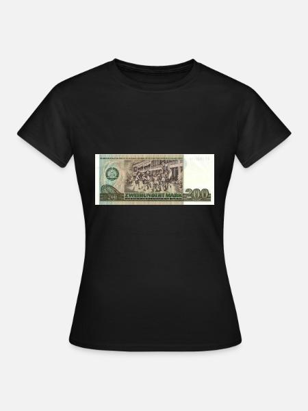 200 marks de la RDA - T-shirt Femme - noir