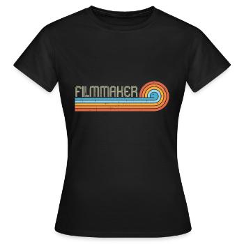 Filmemacher - Frauen T-Shirt - Schwarz - Vorne - AI Model Female 172 dark (172cm)