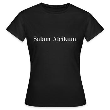 Salam Aleikum - La paix soit avec vous - T-shirt Femme - noir - Devant - AI Model Female 172 dark (172cm)