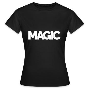 magie - T-shirt Femme - noir - Devant - AI Model Female 172 dark (172cm)