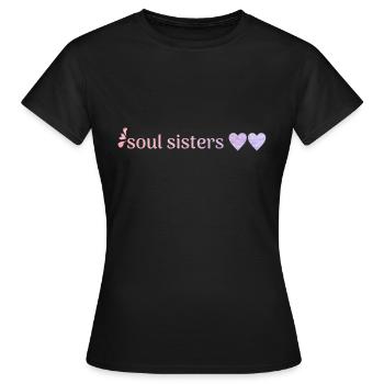 amis - T-shirt Femme - noir - Devant - AI Model Female 172 dark (172cm)