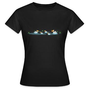 Safari Zoo Animal Safari Zoo - T-shirt Femme - noir - Devant - AI Model Female 172 dark (172cm)