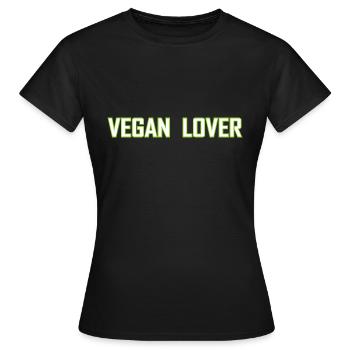 Vegan Veggie - Women's T-Shirt - black - Front - AI Model Female 172 dark (172cm)