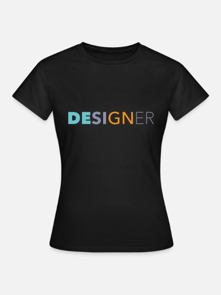 Concepteur - T-shirt Femme - noir