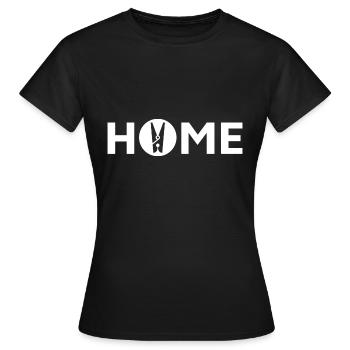 Wäscheklammer, Wäscherei, Haushaltshilfe - Frauen T-Shirt - Schwarz - Vorne - AI Model Female 172 dark (172cm)