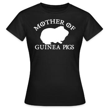 Meerschweinchen - Frauen T-Shirt - Schwarz - Vorne - AI Model Female 172 dark (172cm)