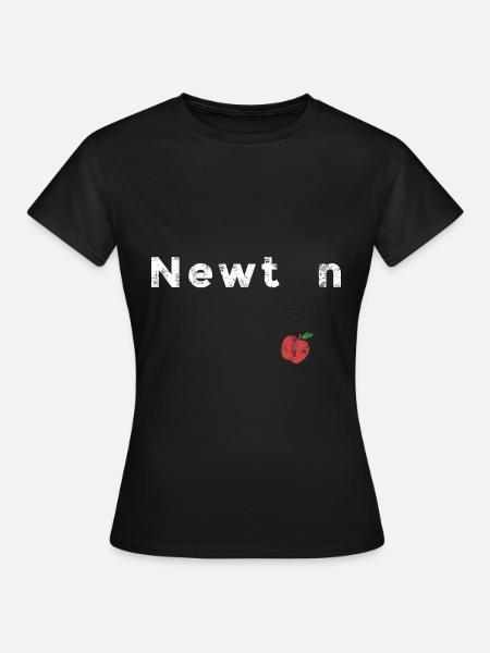 Isaac Newton - Frauen T-Shirt - Schwarz
