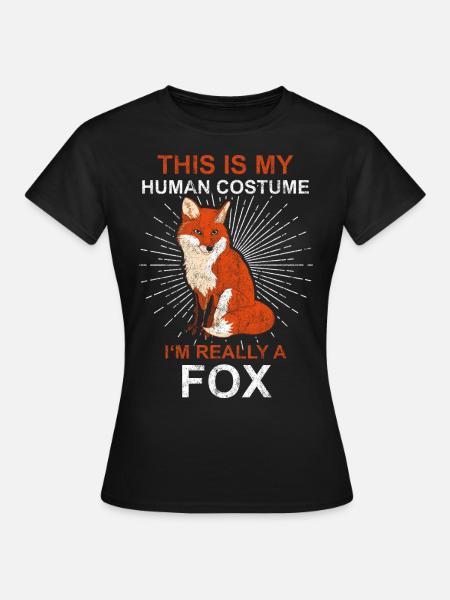vos - Dame-T-shirt - sort