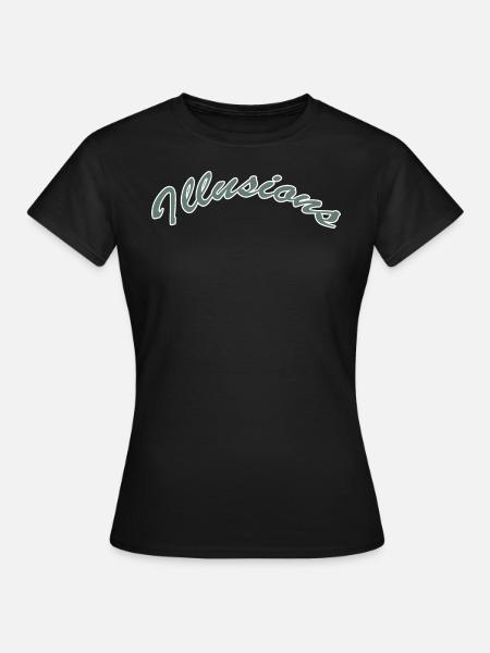 Illusions - Frauen T-Shirt - Schwarz