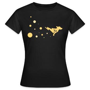 Boltund - Frauen T-Shirt - Schwarz - Vorne - AI Model Female 172 dark (172cm)