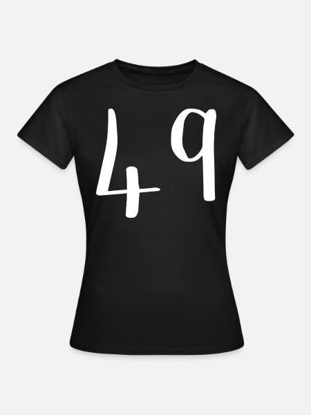 49 - Frauen T-Shirt - Schwarz