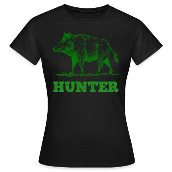 hunters - Women's T-Shirt - black - Front - AI Model Female 172 dark (172cm)