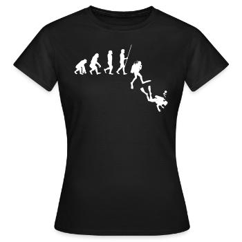 Revolution - T-shirt Femme - noir - Devant - AI Model Female 172 dark (172cm)