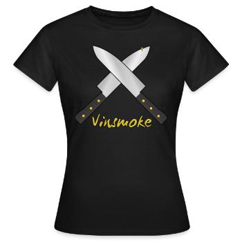 Vinsmoke - T-shirt Femme - noir - Devant - AI Model Female 172 dark (172cm)