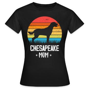 Retriever de la baie de Chesapeake - T-shirt Femme - noir - Devant - AI Model Female 172 dark (172cm)