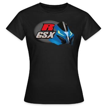 GSXR - T-shirt Femme - noir - Devant - AI Model Female 172 dark (172cm)