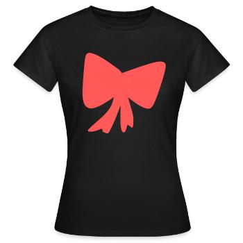 Icône rouge en boucle - T-shirt Femme - noir - Devant - AI Model Female 172 dark (172cm)