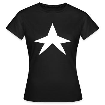 Symbole de l’étoile de forme - T-shirt Femme - noir - Devant - AI Model Female 172 dark (172cm)
