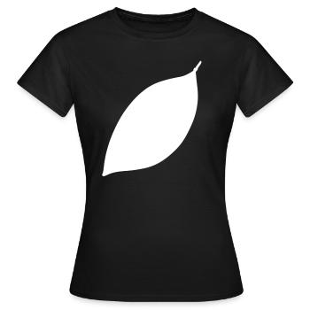 Feuille Symbole Forme Nature - T-shirt Femme - noir - Devant - AI Model Female 172 dark (172cm)