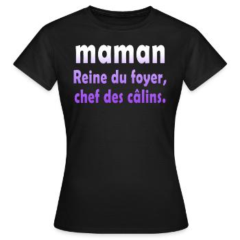 Mutter Mutter Humor Witz Geschenk - Frauen T-Shirt - Schwarz - Vorne - AI Model Female 172 dark (172cm)