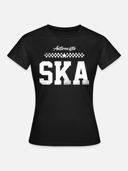 Ska Antirassist - Frauen T-Shirt - Schwarz