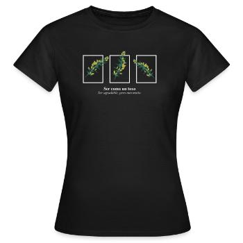 Etre coma un toxo - T-shirt Femme - noir - Devant - AI Model Female 172 dark (172cm)