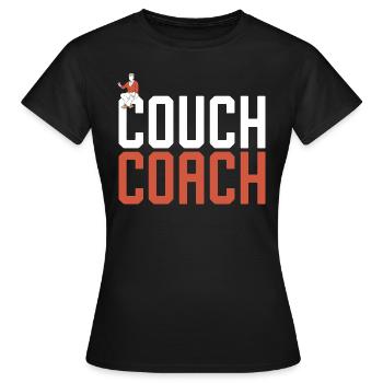 Coach Character Builder Attitude - Frauen T-Shirt - Schwarz - Vorne - AI Model Female 172 dark (172cm)