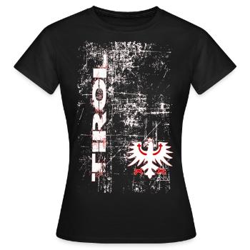 Tyrol - T-shirt Femme - noir - Devant - AI Model Female 172 dark (172cm)