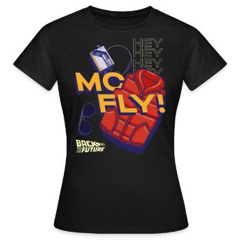 Retour Vers Le Futur Starter Kit McFly! - T-shirt Femme - noir - Devant - AI Model Female 172 dark (172cm)