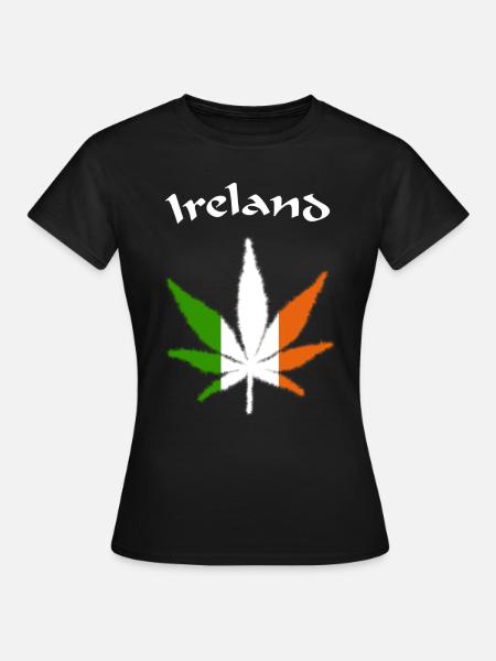 Ireland - Frauen T-Shirt - Schwarz