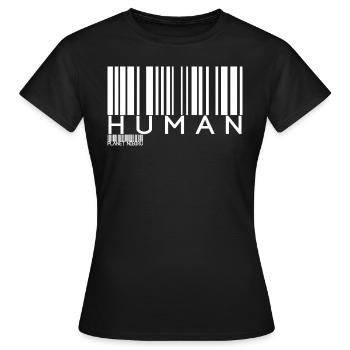 Humain Nibiru Humain OVNI Anciens astronautes - T-shirt Femme - noir - Devant - AI Model Female 172 dark (172cm)