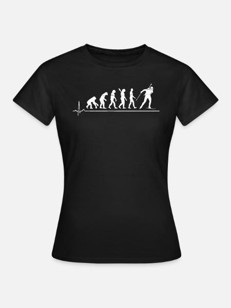 biathlon - Dame-T-shirt - sort