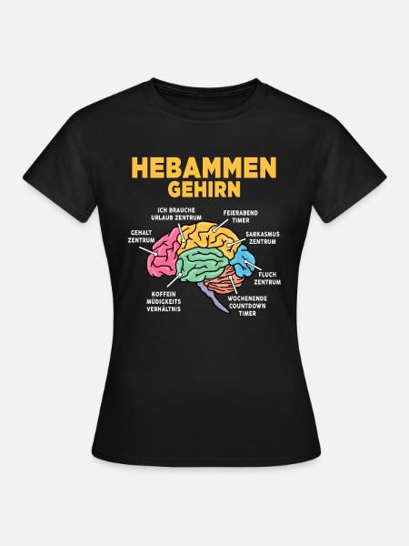 Hebammen - Frauen T-Shirt - Schwarz