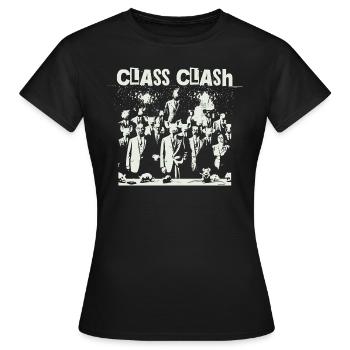 Rebel Clash Of Classes Resist Resistance - Women's T-Shirt - black - Front - AI Model Female 172 dark (172cm)