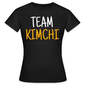 Kimchi Essen Korea - Frauen T-Shirt - Schwarz - Vorne - AI Model Female 172 dark (172cm)