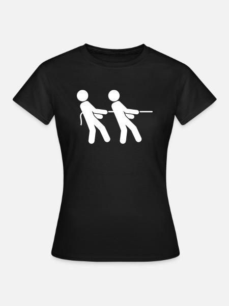 Tug-of-war gift - Women's T-Shirt - black