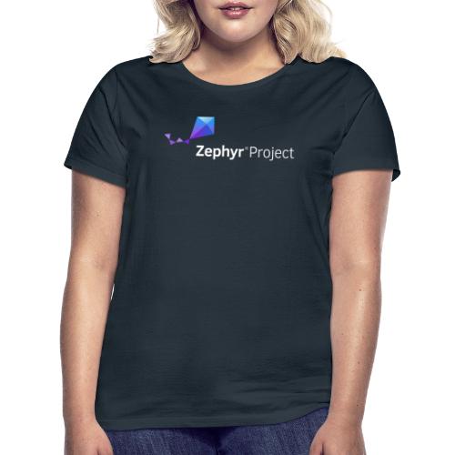 Zephyr Project Logo (white) - Maglietta da donna